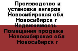 Производство и установка ангаров  - Новосибирская обл., Новосибирск г. Недвижимость » Помещения продажа   . Новосибирская обл.,Новосибирск г.